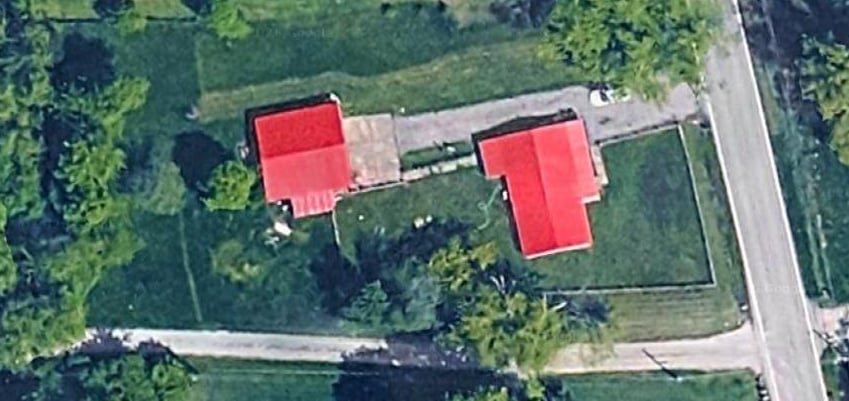 Google Maps area view of 6333 Manila Rd Goshen Ohio