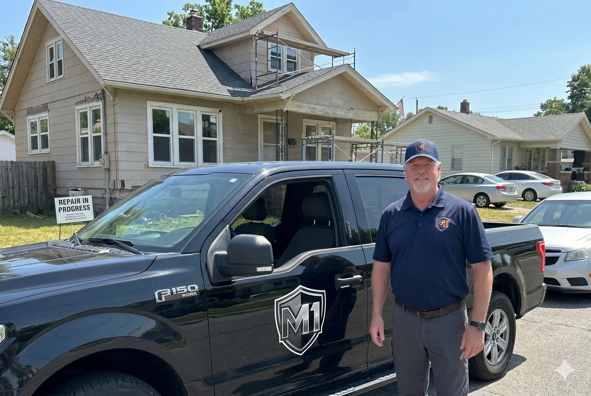Dave Mohler, owner of Metro One Properties, at a Cincinnati home Metro One repaired and sold