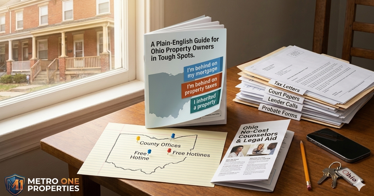 Ohio Homeowner Help Guide — free resources for foreclosure, taxes, probate, and distressed property situations